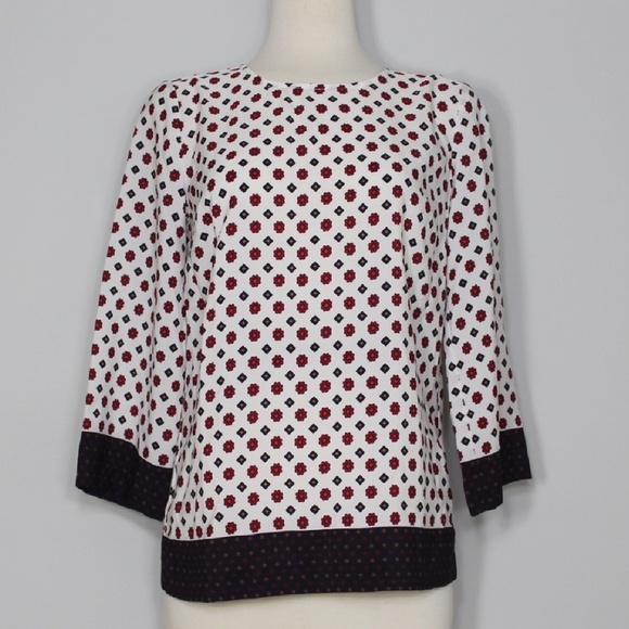 LOFT Floral Blouse - Picture 1 of 3